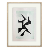 Modern geometric painting