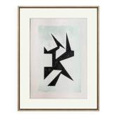 Modern geometric painting