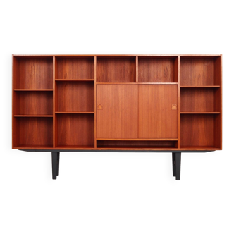 Teak bookcase, Danish design, 1970s, production: Farsø Møbelfabrik