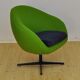 Fauteuil Shell sur pied pivotant années 1960