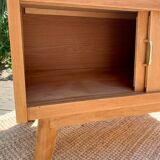 Vintage compass foot bookcase