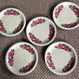 Series of 5 dessert plates