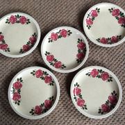 Series of 5 dessert plates