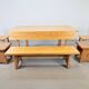 Vintage Ash and Elm Bench, Denmark, 1960s