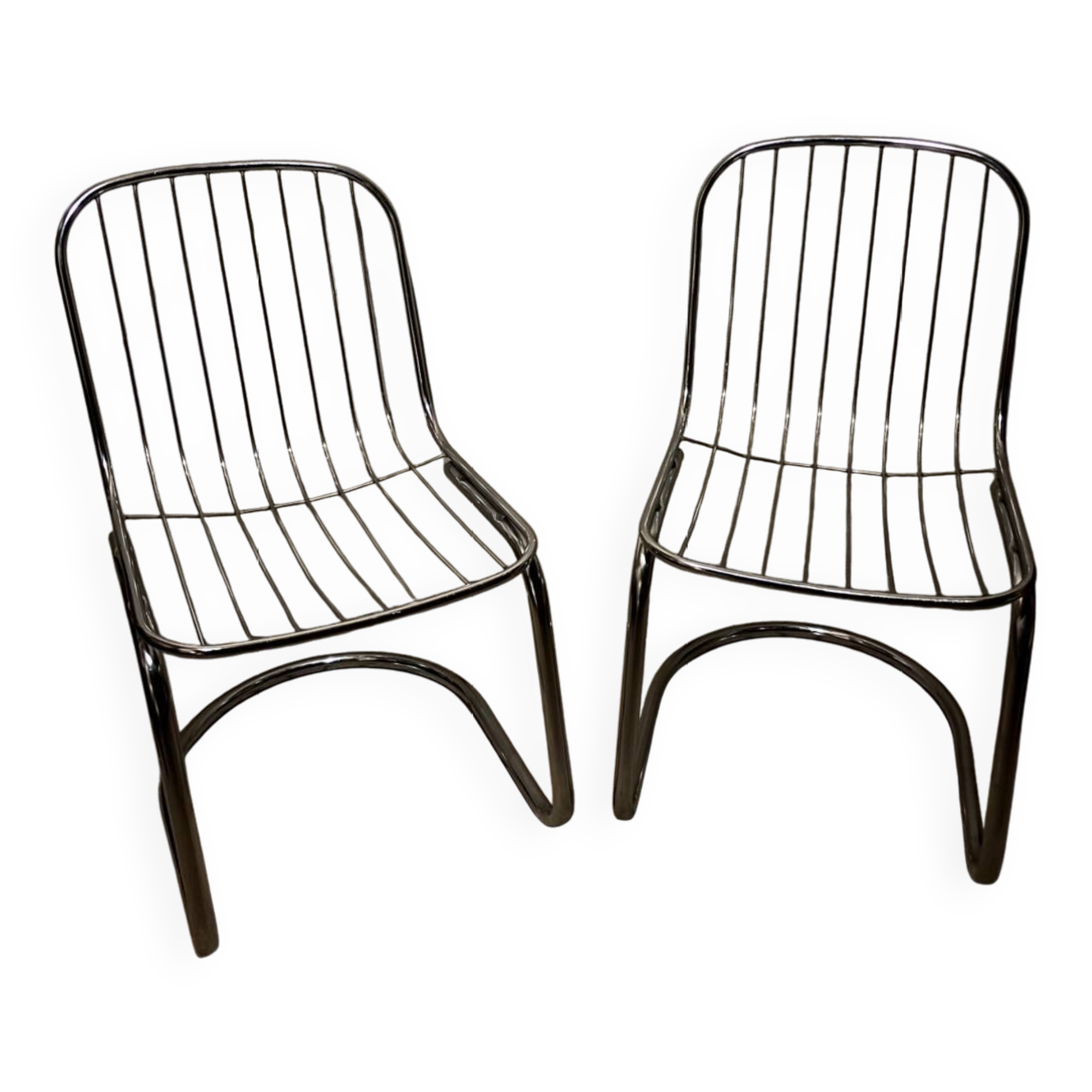 Pair of Gastone Rinaldi style chairs
