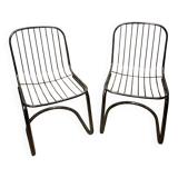 Pair of Gastone Rinaldi style chairs