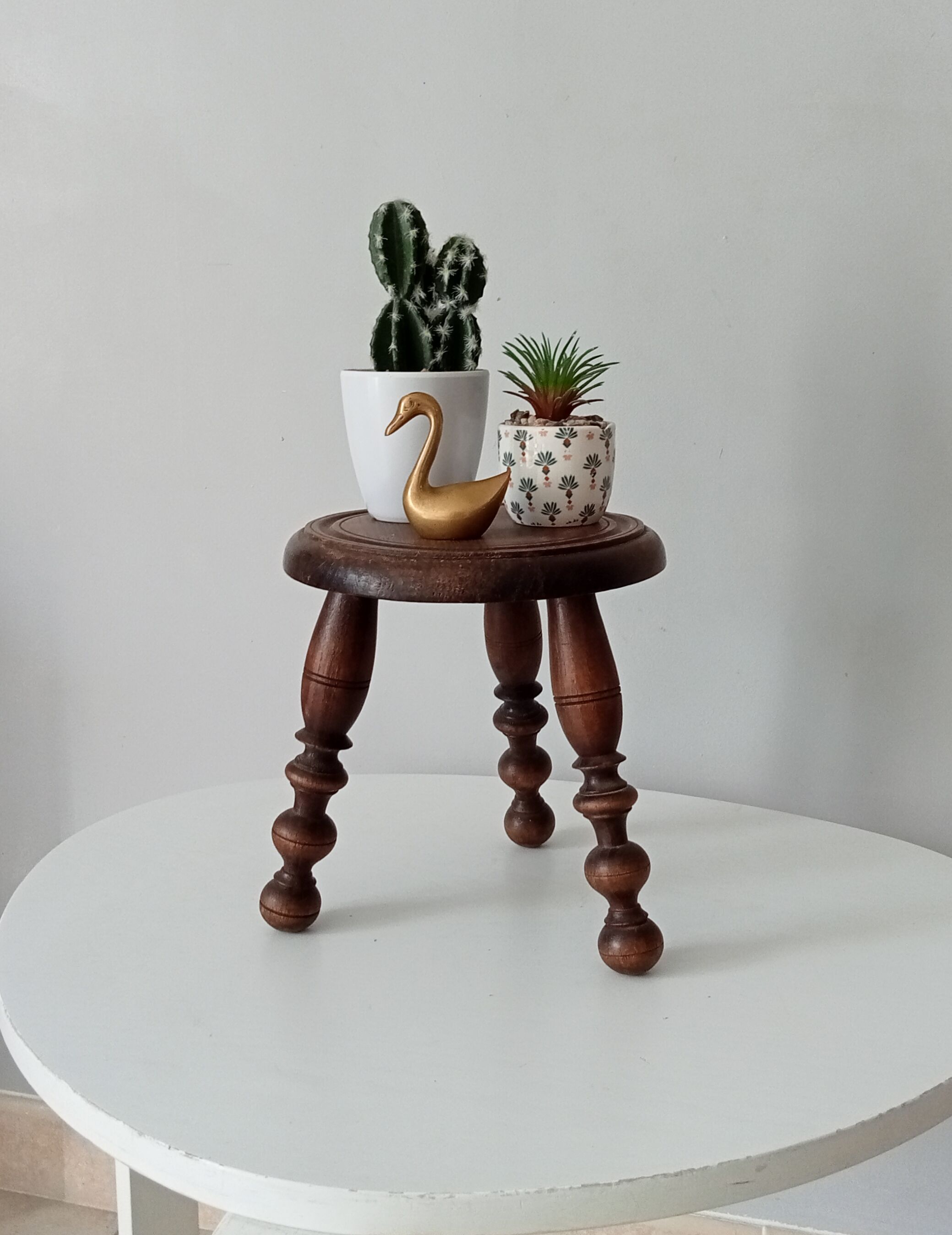 Vintage plant stool