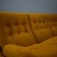 20th century, yellow Atlantis three-seater sofa, 1960s
