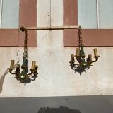 Pair of chandeliers