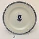 Set of 6 dessert plates stamped "Churchill-England"