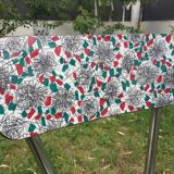 Duo of chairs formica patterns flowers graffiti