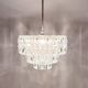 Mid-century chandelier/ceiling lamp by Kinkeldey, Germany, 1970s.