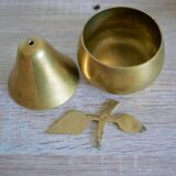 Vintage brass pear