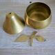 Vintage brass pear