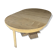 Solid oak farmhouse table with extensions