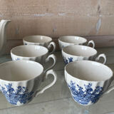 Vintage blue tea/coffee service Bountiful Design by Myott