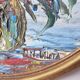 Oil painting on panel of a bouquet of colourful flowers in a vase, signed Valota.