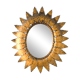 "Sun Mirror" Spanish mirror from the 1960s, made of gold metal.