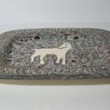 Vintage ceramic wall decoration 1960