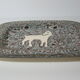 Vintage ceramic wall decoration 1960