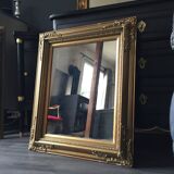 Golden antique mirror