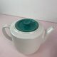 Vintage white and green service