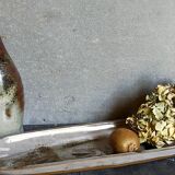 60s ceramic potter oval dish