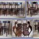 6 chairs bistro Hofmann model Kohn 254 1/2 early twentieth century