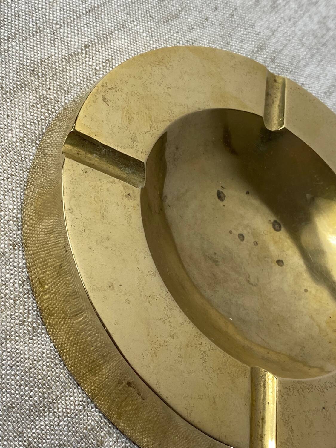 Brass ashtray