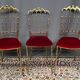 Chiavari. Set - chaise design de style Napoléon III.
