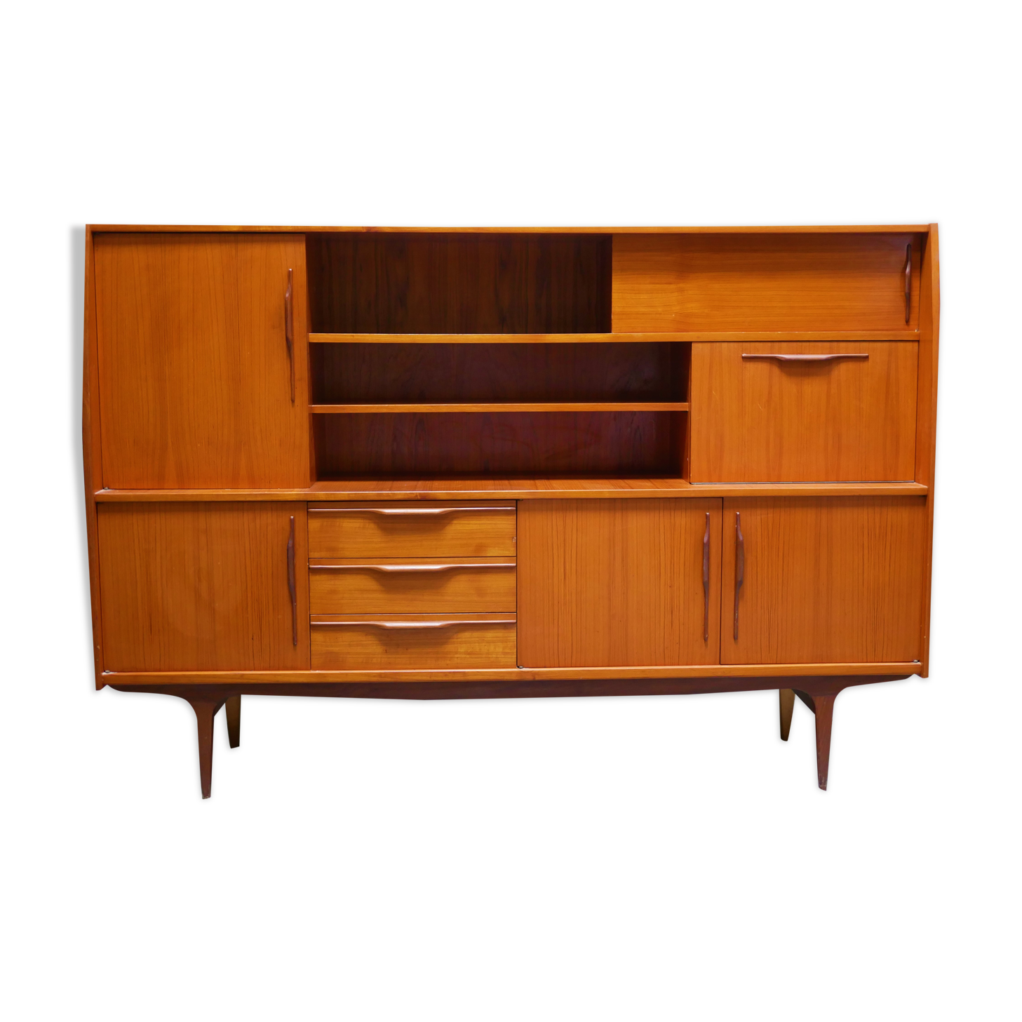 Buffet enfilade haute vintage teak