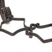 Wrought iron coffee table Merceris 1950