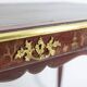 Bureau plat de style Louis XV à décor de scènes lacustres. Circa 1850.