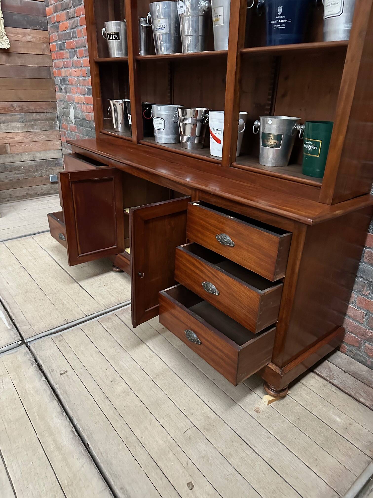 Huge Pharmacy Cabinet from the End of the 19th Century