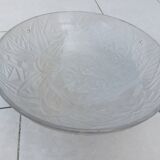 Art Deco hanging bowl in glass paste with floral pattern