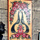 Vintage wood painting