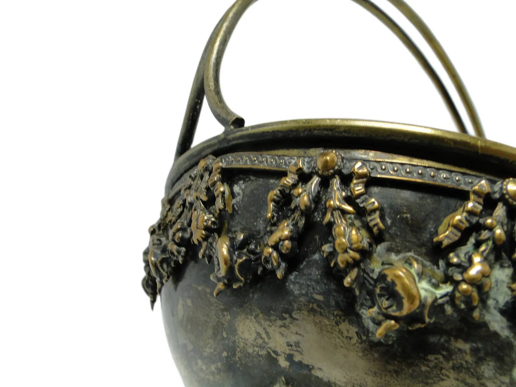 Baroque decorative bowl, brass, Germany, 1930s.