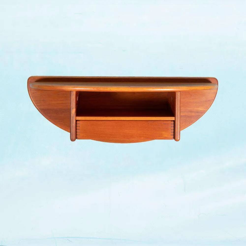 Danish design wall console in teak, Kai Kristiansen