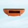 Danish design wall console in teak, Kai Kristiansen