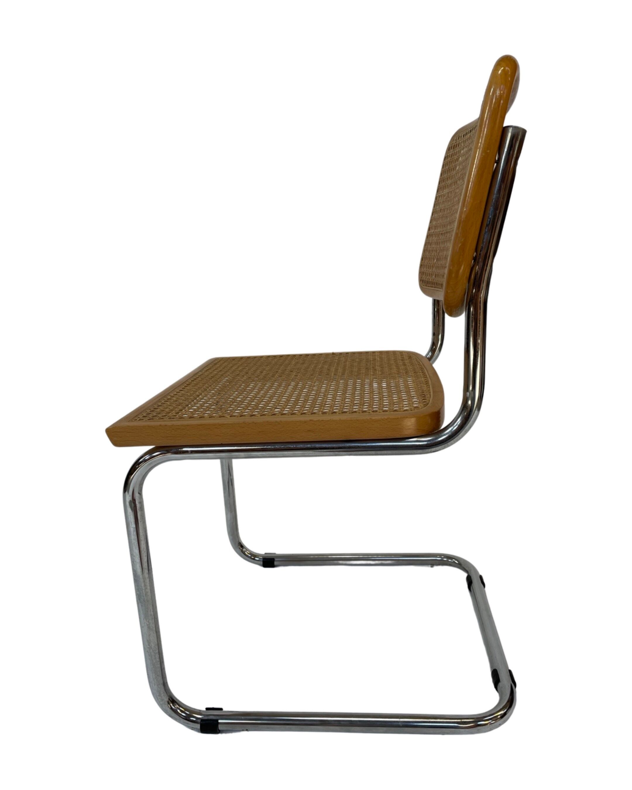 Cesca design chair b32 model in chrome