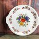 Round dish cake pie vintage flower Moulin des Loups model Derby