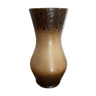 Vase en céramique style Fat Lava de Saint Clément numéroté 9082