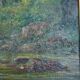 French School 19th - Landscape - Oil on panel - framed