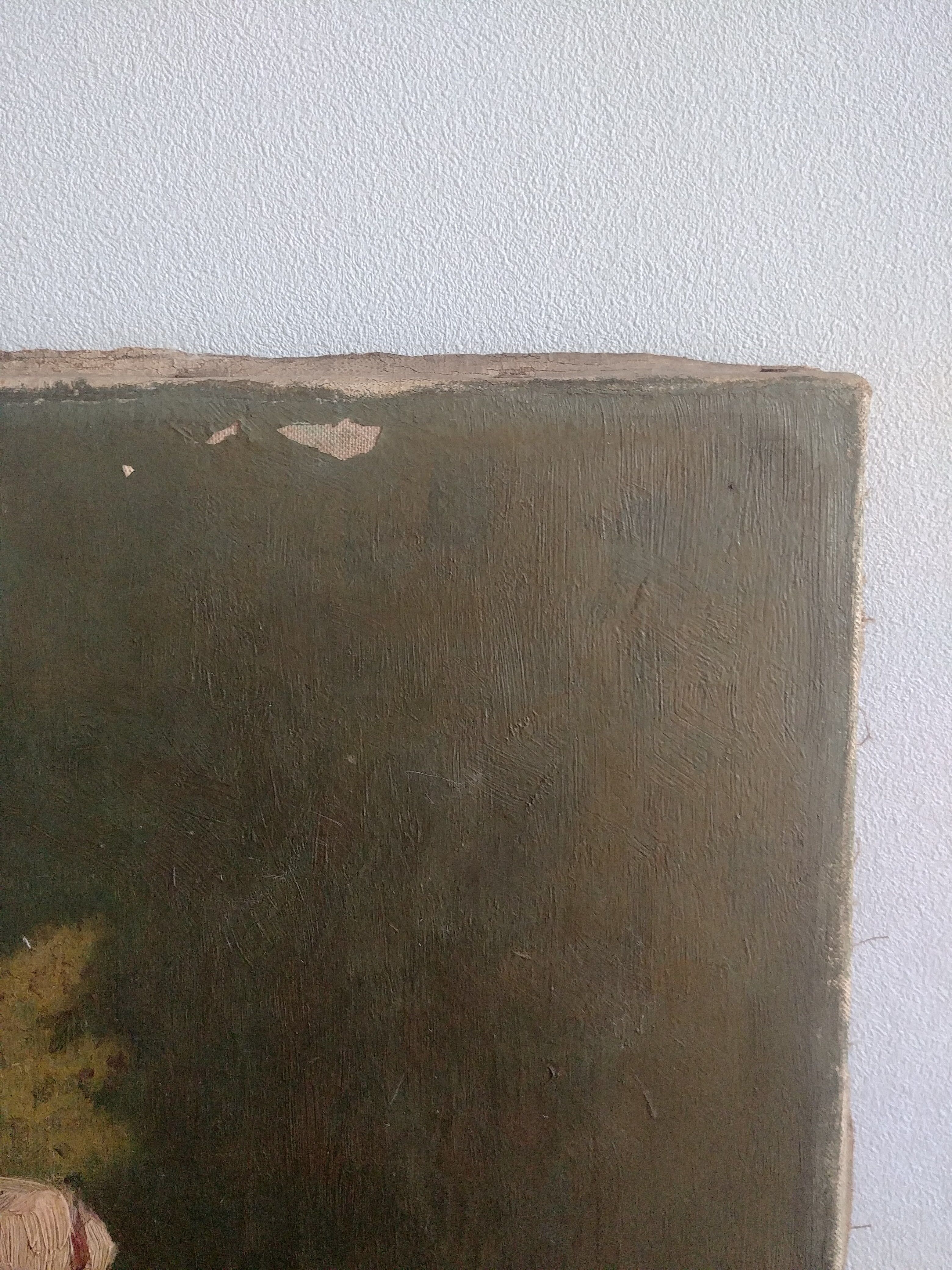 Ancient flower painting