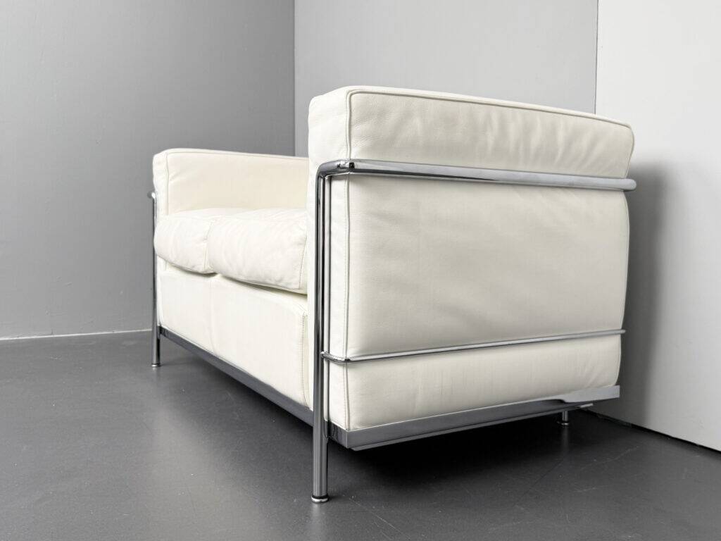 LC2 2-seater sofa by Le Corbusier for Cassina, Italy, 2000s