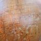 Vintage earth globe with light, Germany 1949