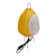 Lampe jaune "design papier et métal".