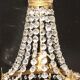 Grapefruit Hot Air Balloon Chandelier * Hollywood Regency * 50s