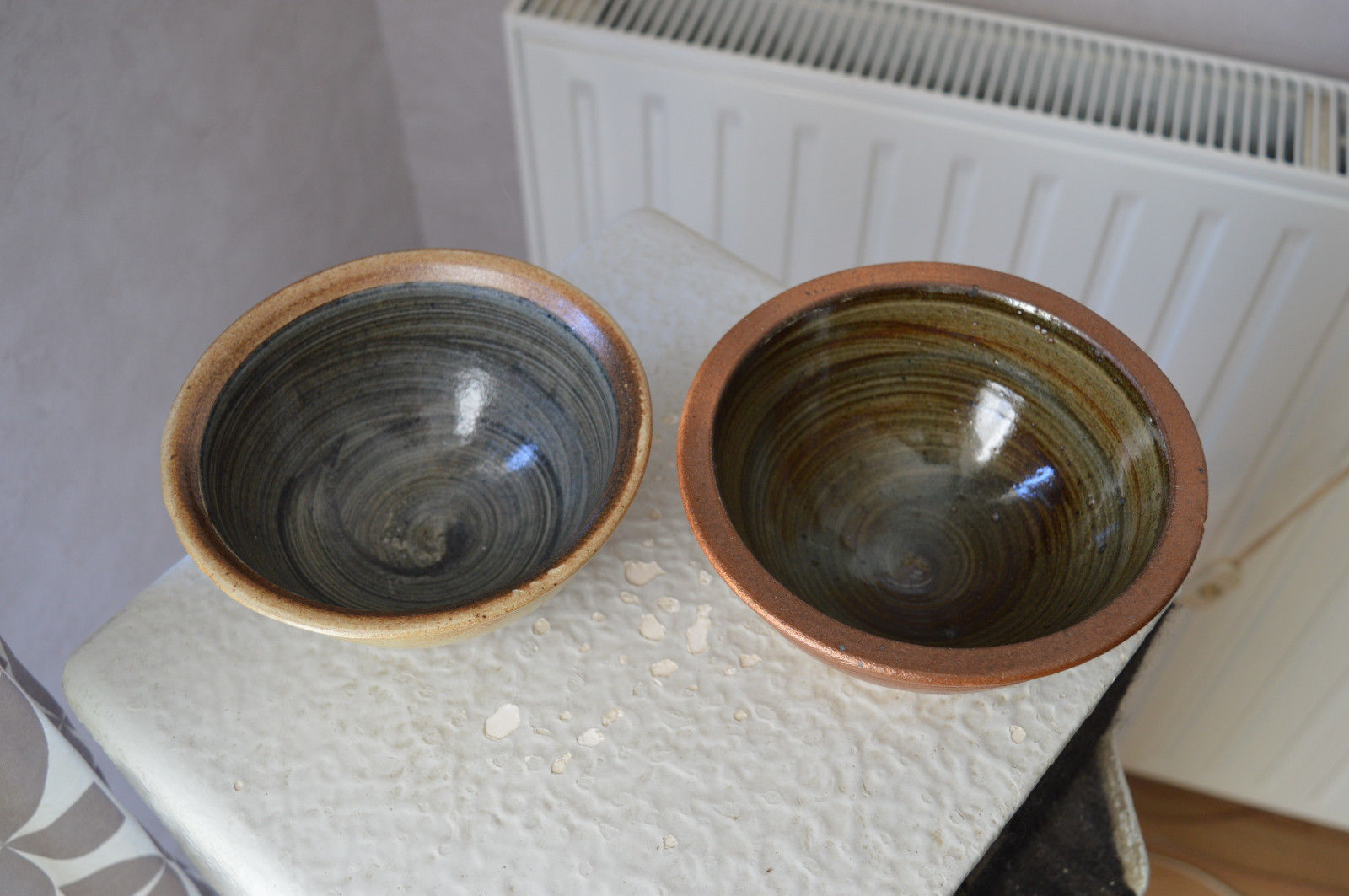 Two cups signed Pierre Digan