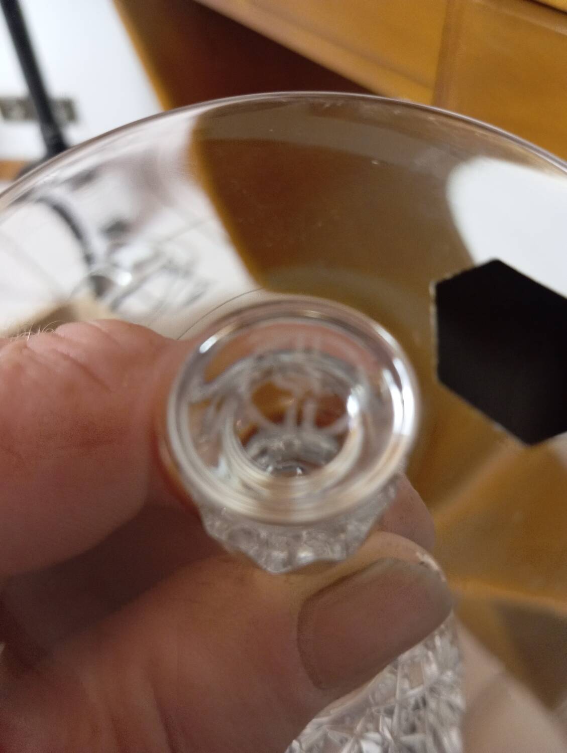 4 verres en cristal Saint Louis